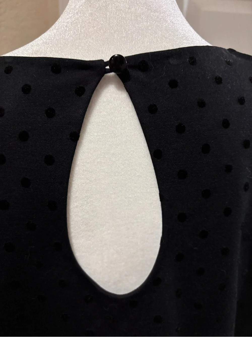 kate spade Black Polka Dot Midi Shift Dress